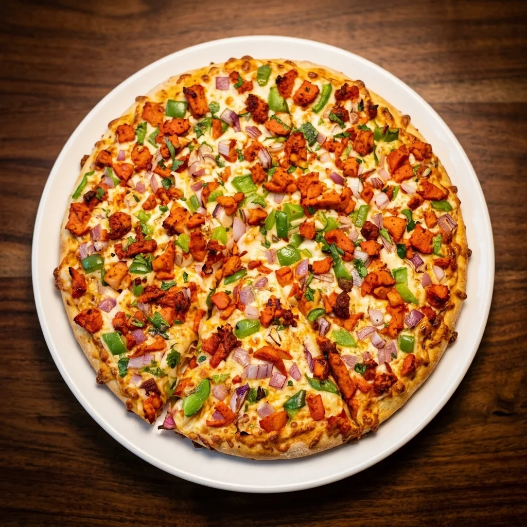 Chicken pizzas at Triple C Pizzeria Winnipeg