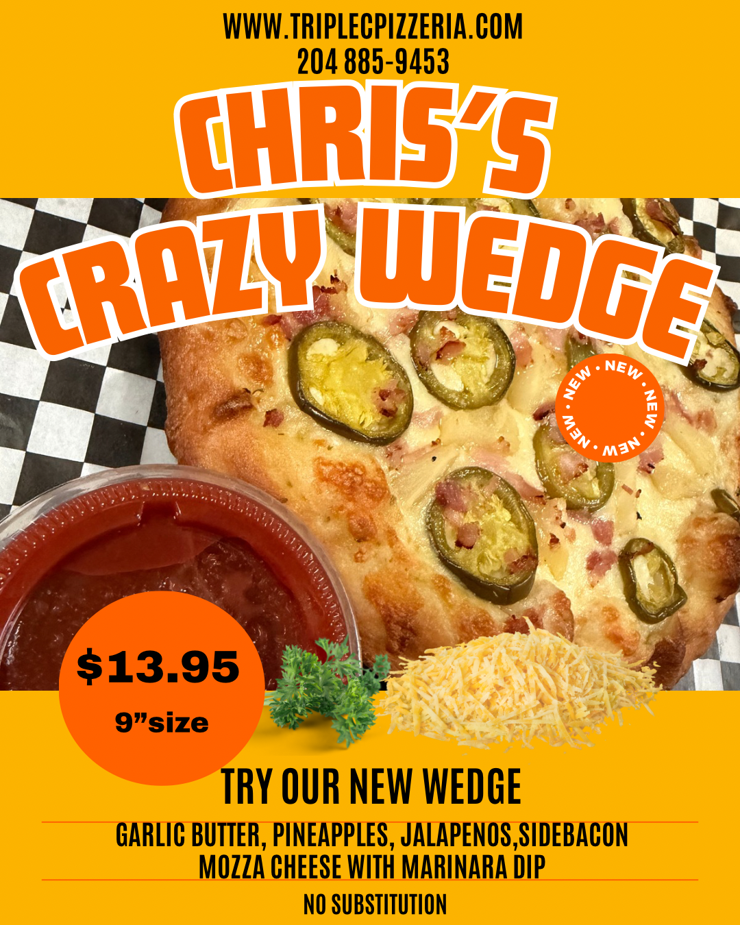 Chris’s Crazy Wedge cheesecake bombs